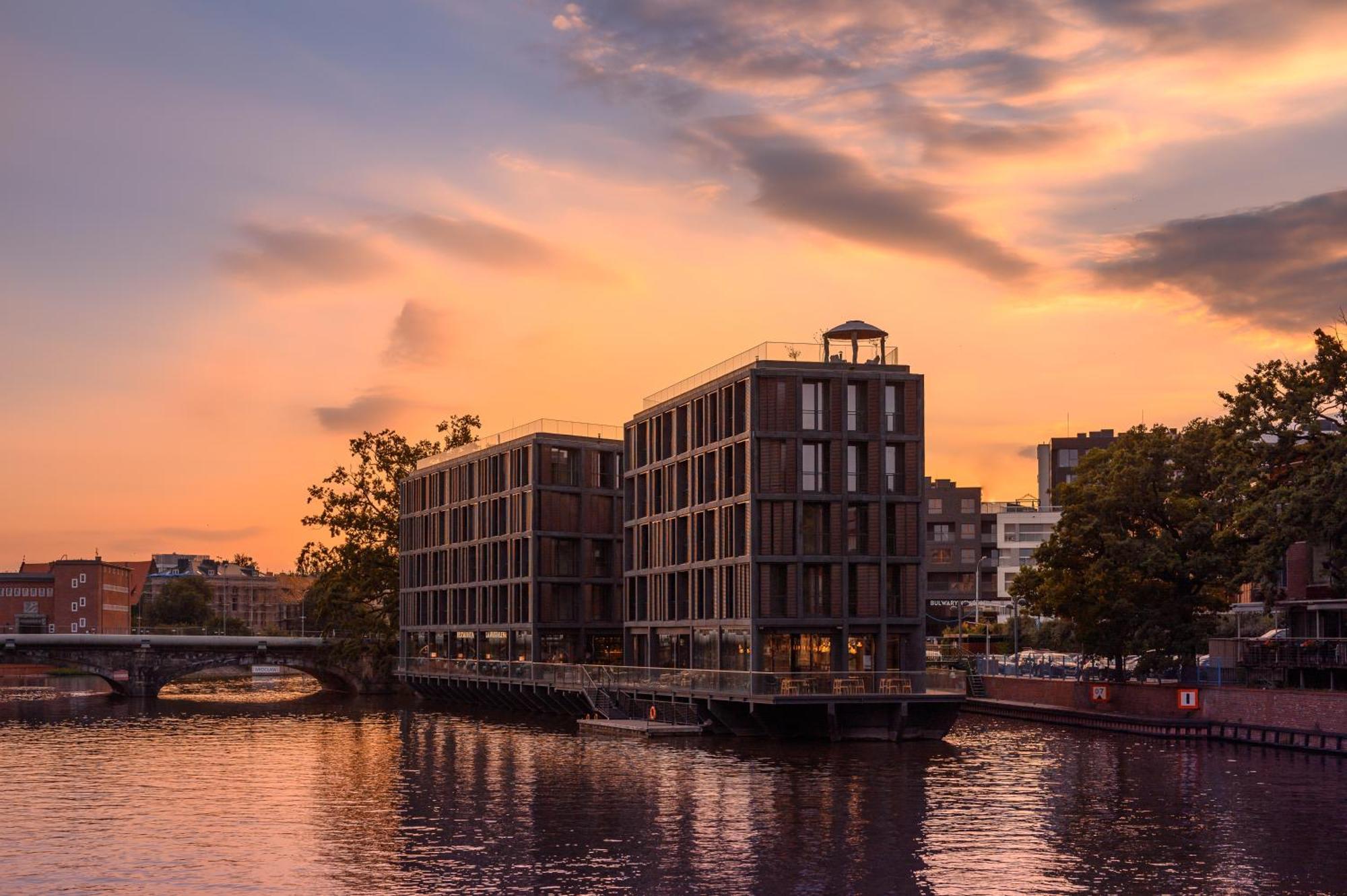 Inqse Wroclaw Marina Aparthotel Exterior photo